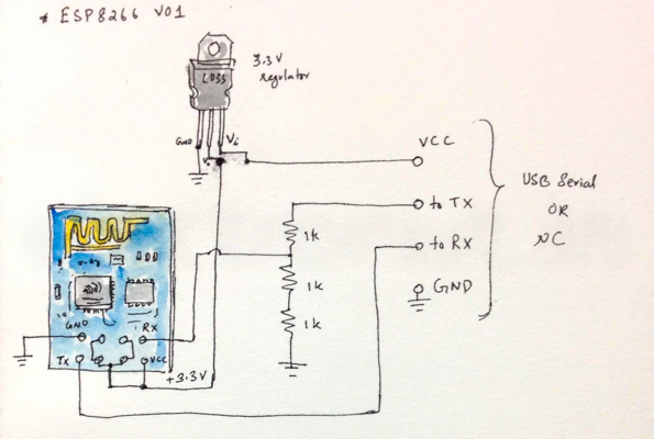 ESP8266 circuit
