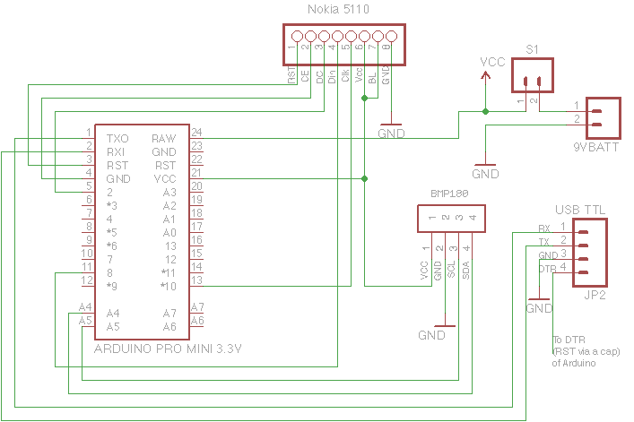 BMP180 Schematic