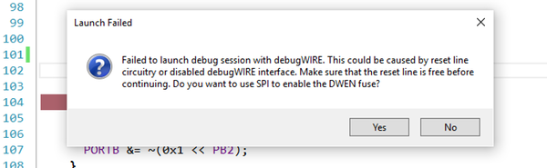 Atmel ICE Programming