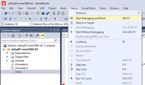 Atmel ICE Programming