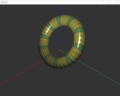 Bump mapped torus
