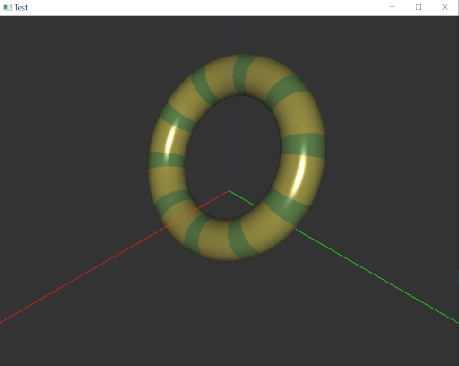 prodecurally textured torus